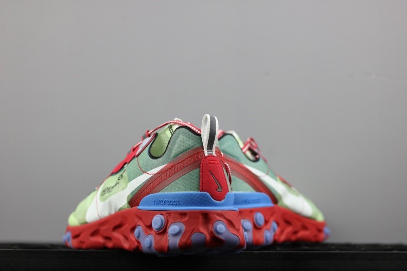 GmarShops Nike Epic React Element 87 Undercover Grey Yellow Red Blue AQ1813 345 air force one parent sport red Nike EPIC React Flyknit