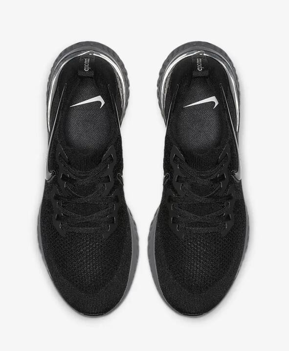 Nike epic react flyknit 2 women's black gunsmoke top