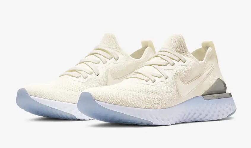 Nike epic react flyknit 2 sail aluminum clearance