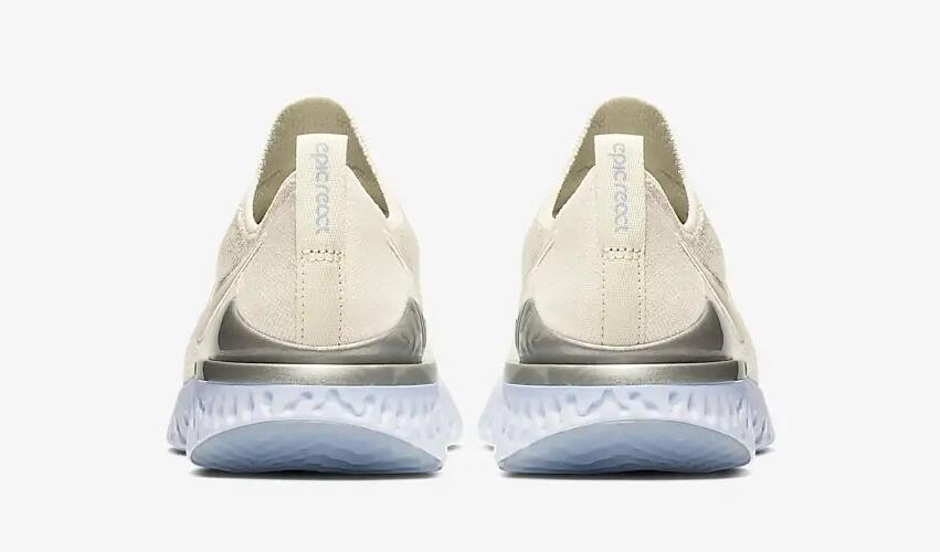 Nike epic react flyknit 2 sail aluminum clearance