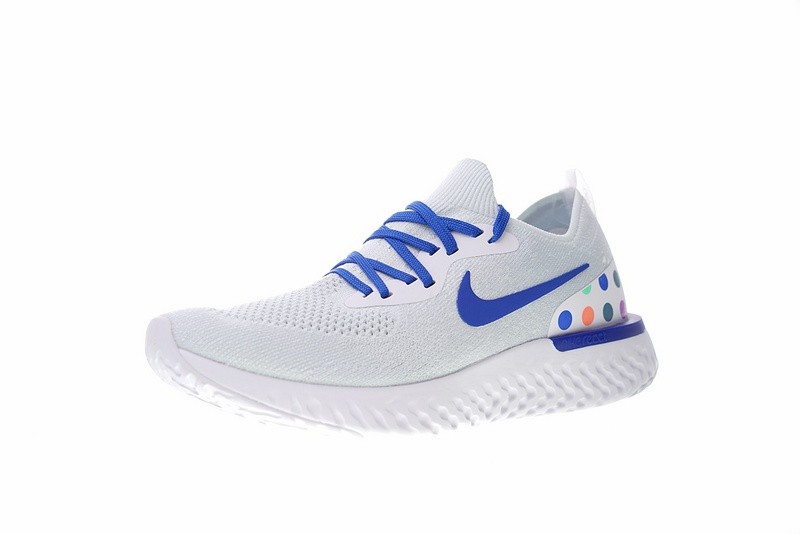 Nike react epic white hot sale