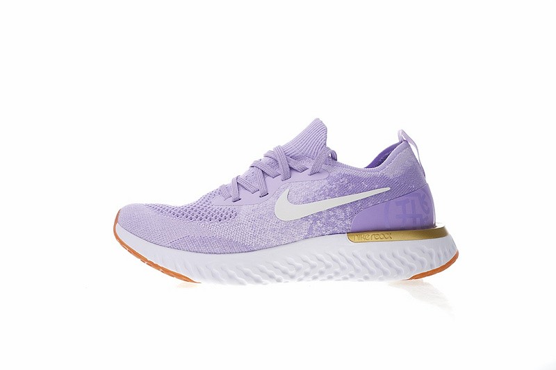 Nike running epic react trainers in plum sales