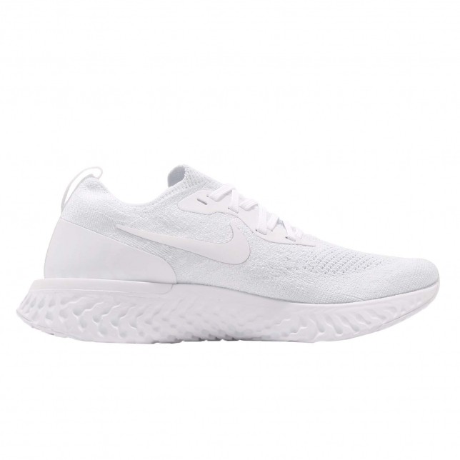 Epic react flyknit true white hot sale