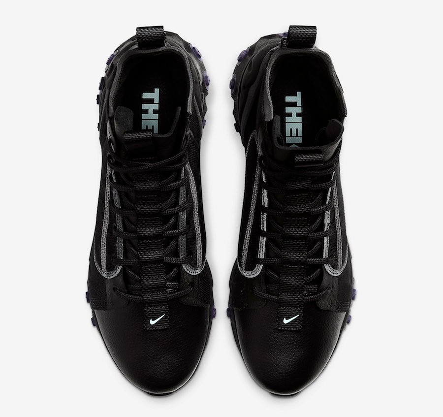 nike react ianga triple black