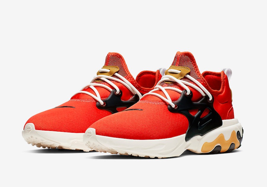 Nike react presto black red hotsell