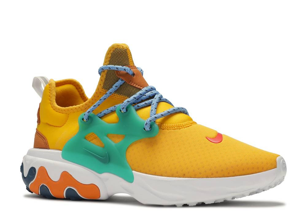 Nike EPIC React Flyknit 701 Nike React Presto University Gold Mystic Habanero Gree Red AV2605 GaleriahitShops nike air force 1 07 mid leather premium wool