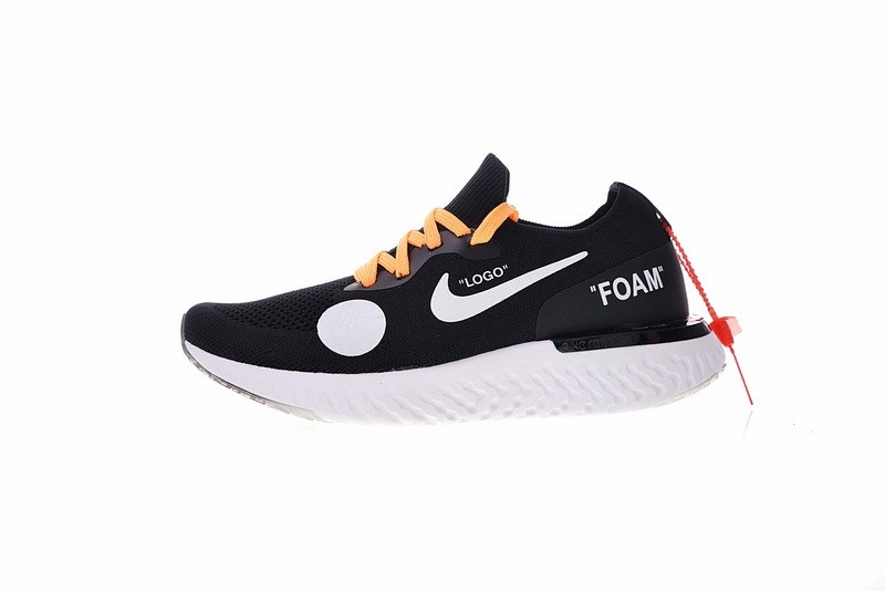 ACRONYM NIKE LUNAR FORCE 1 SP BLACK WHITE Nike EPIC React Flyknit Off White x Nike Epic React Flyknit Dots Black Summit White Orange AQ0070 803 BrlShops