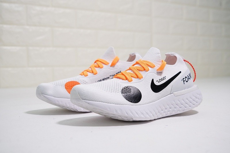 nike epic react off white