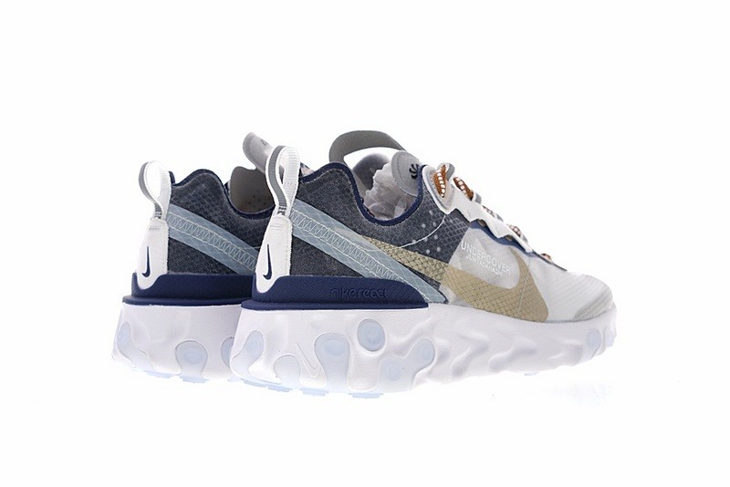 Undercover x 'react element 87 white/cream/blue new arrivals