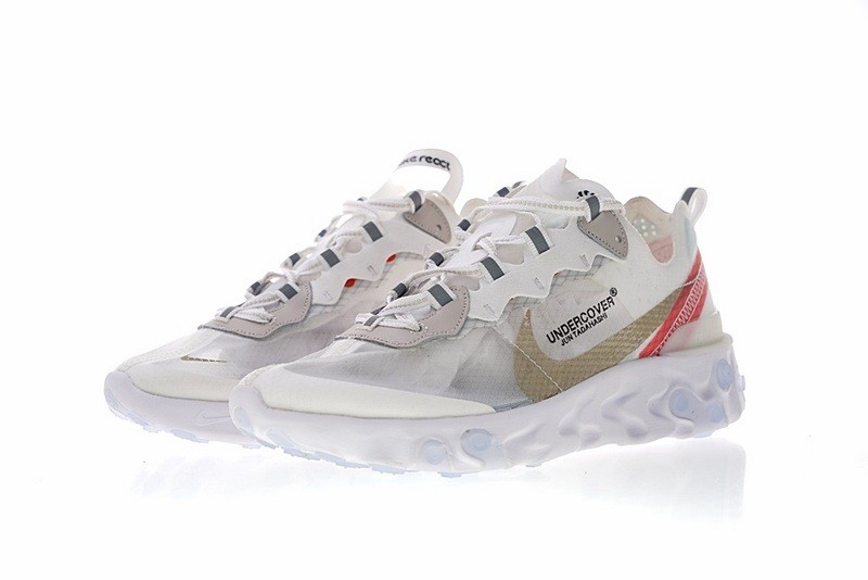 Undercover x 'react element top 87 white cream red