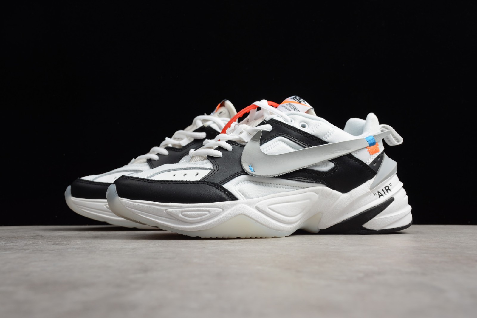 air jordan 3 retro white crimson 2018 Off White x NIKE M2K Black White Grey Mens and Womens Size AO3108 062 -