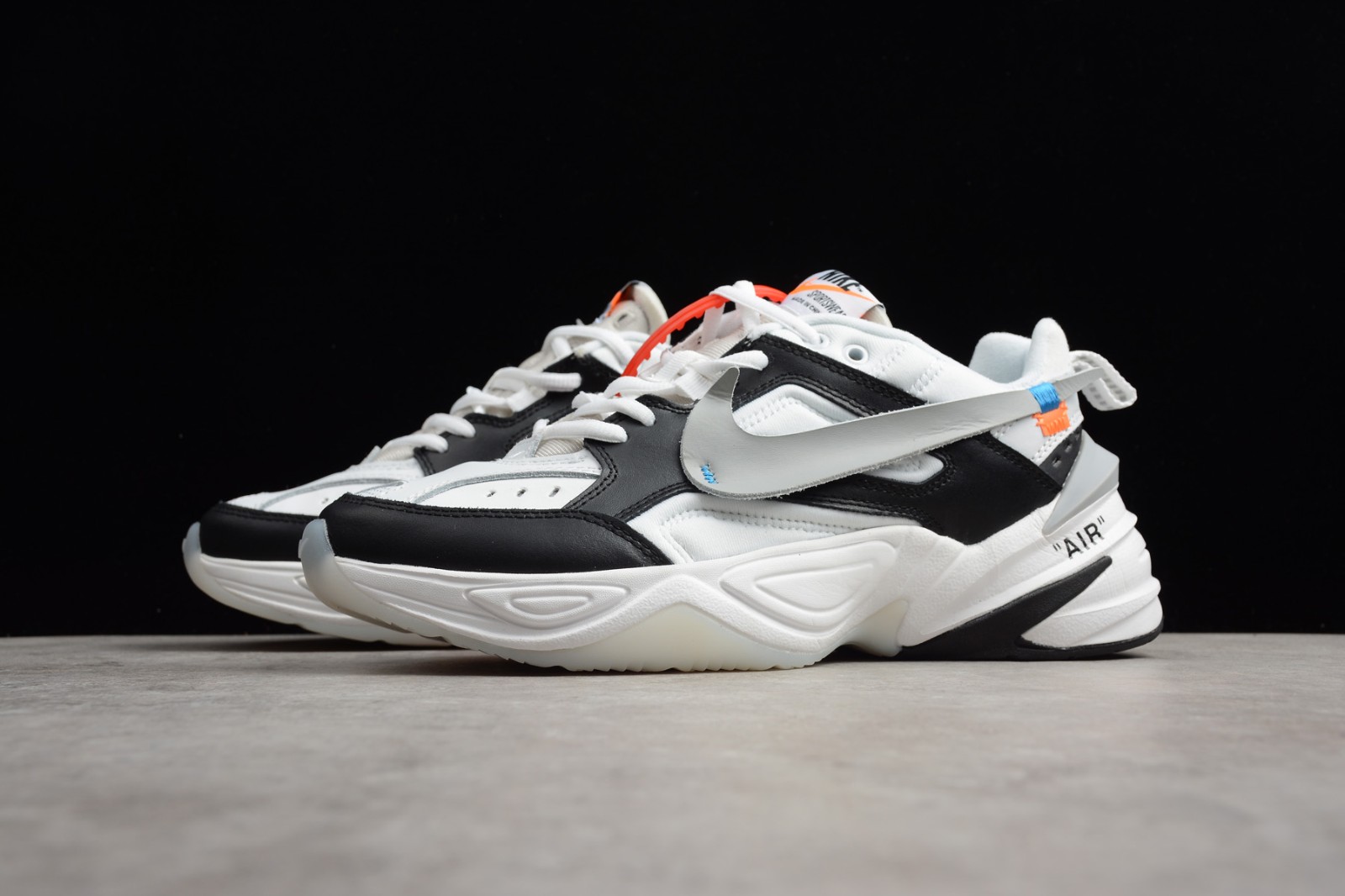 jordan retro white crimson grey - 2018 Off White x NIKE M2K Tekno Black White Grey Mens and Womens Size AO3108 062 - StclaircomoShops