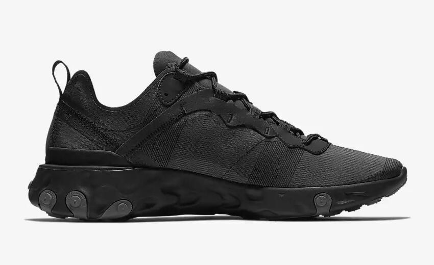 GmarShops 008 Nike React Element 55 nike air max lebron low kids dance shoes Nike React Element 55 Black Dark Grey BQ6166