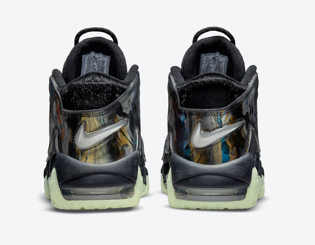 Nike Air More Uptempo Utagawa Kuniyoshi Off Noir Sail Pure