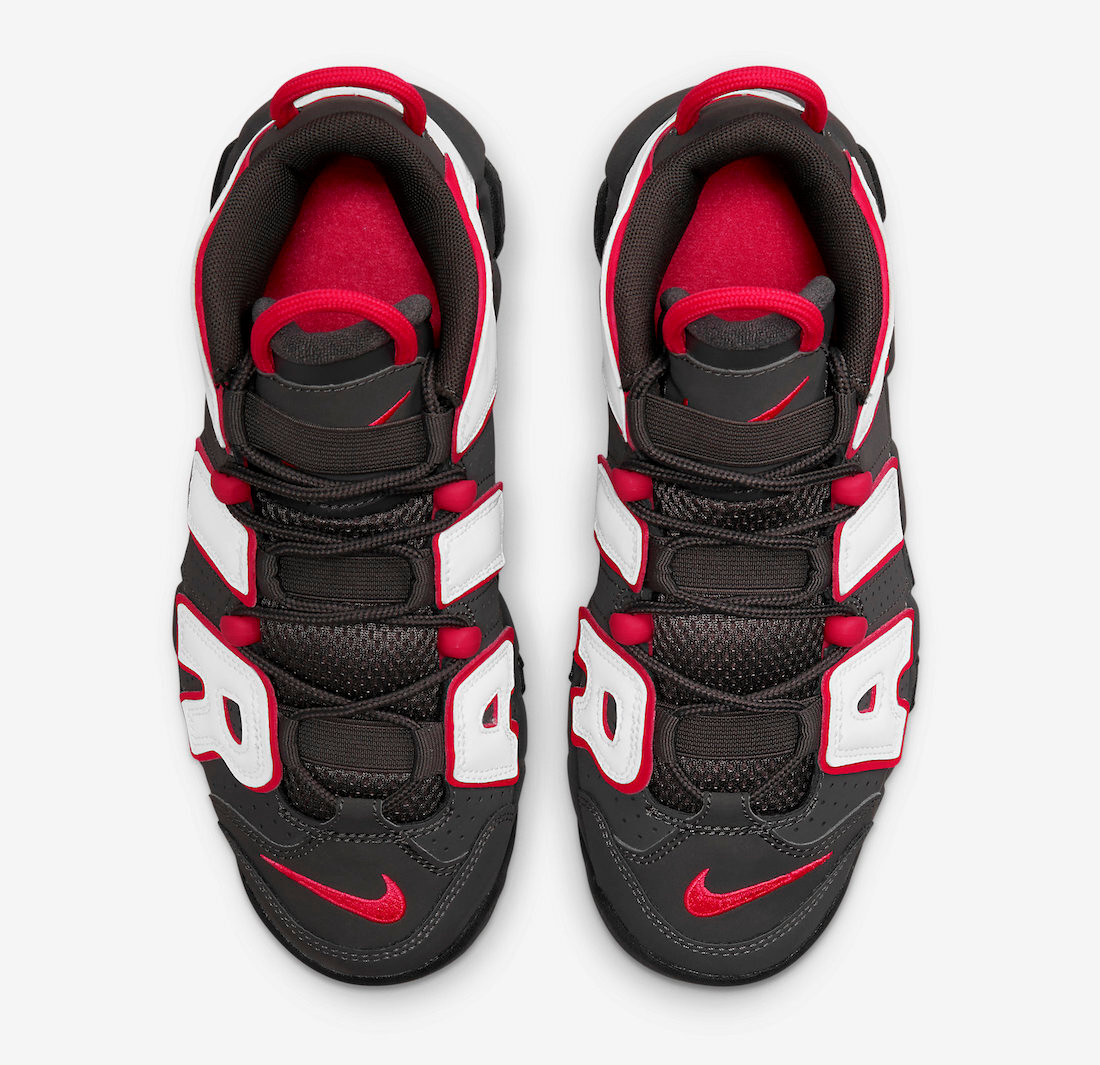 Nike Air More Uptempo GS Brown Bulls Red White DH9719 200