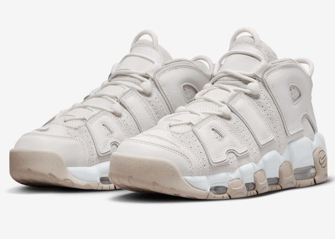 Nike Air More Uptempo Phantom White Sanddrift Light Iron Ore
