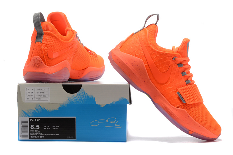 Nike pg 1 mens orange online