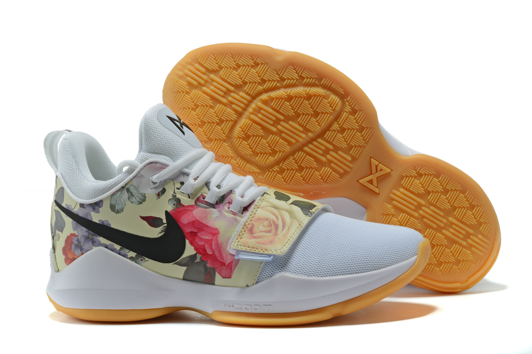 Paul George Men Basketball Shoes White 