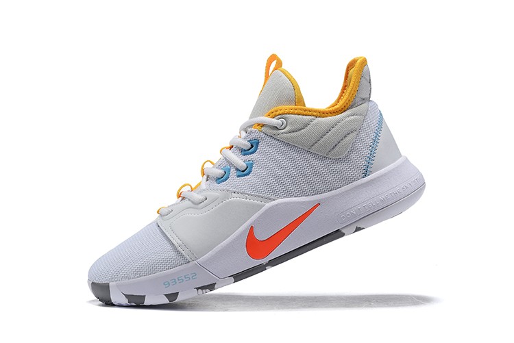 CastlecarekidsShops - 2020 Nike PG 3 NASA EP Ivory Orange Paul George  Basketball Shoes AO2608 - nike air griffey max 1 footlocker - 105