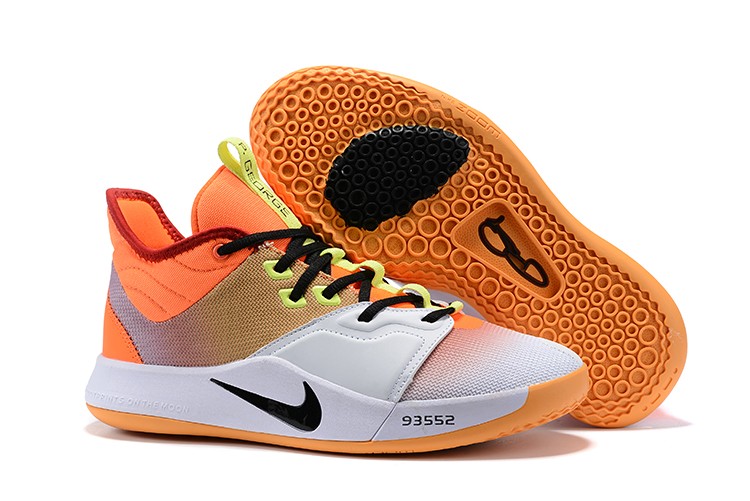 Nike Paul George PG3 GmarShops Nike PG 3 NASA EP Iridescent Yellow Orange White Black Paul George Basketball Shoes AO2608 Nike golf tour performance dri fit 508