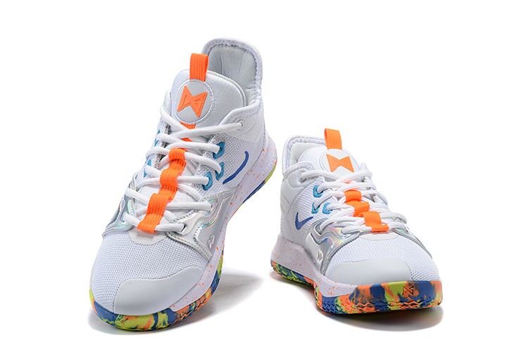 Nike PG 3 NASA EP White Blue Reflective 