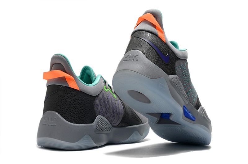 930 Nike PG 5 Wolf Grey Green Orange Black CW3143 Nike Victory
