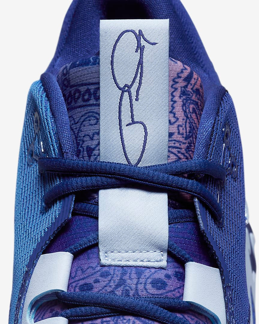 Nike Zoom PG 6 Blue Paisley Light Marine Deep Royal Blue Bleached Coral  DH8447 - 400 - StclaircomoShops - cheap xdr nike cortez basic slip