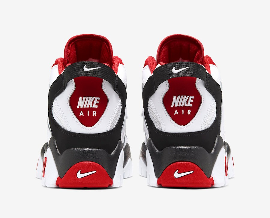 102 - Nike Air Barrage Mid White Black 
