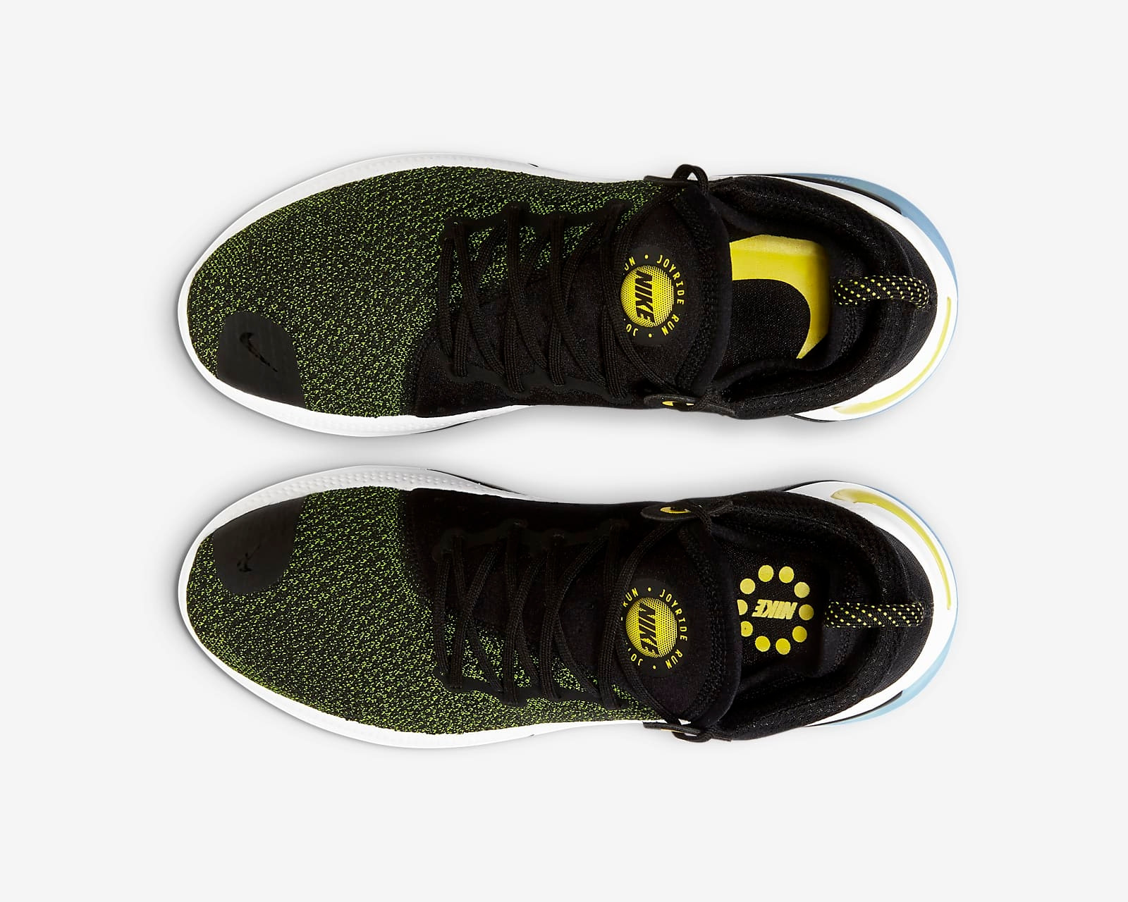 Nike Joyride Run white Flyknit Black 