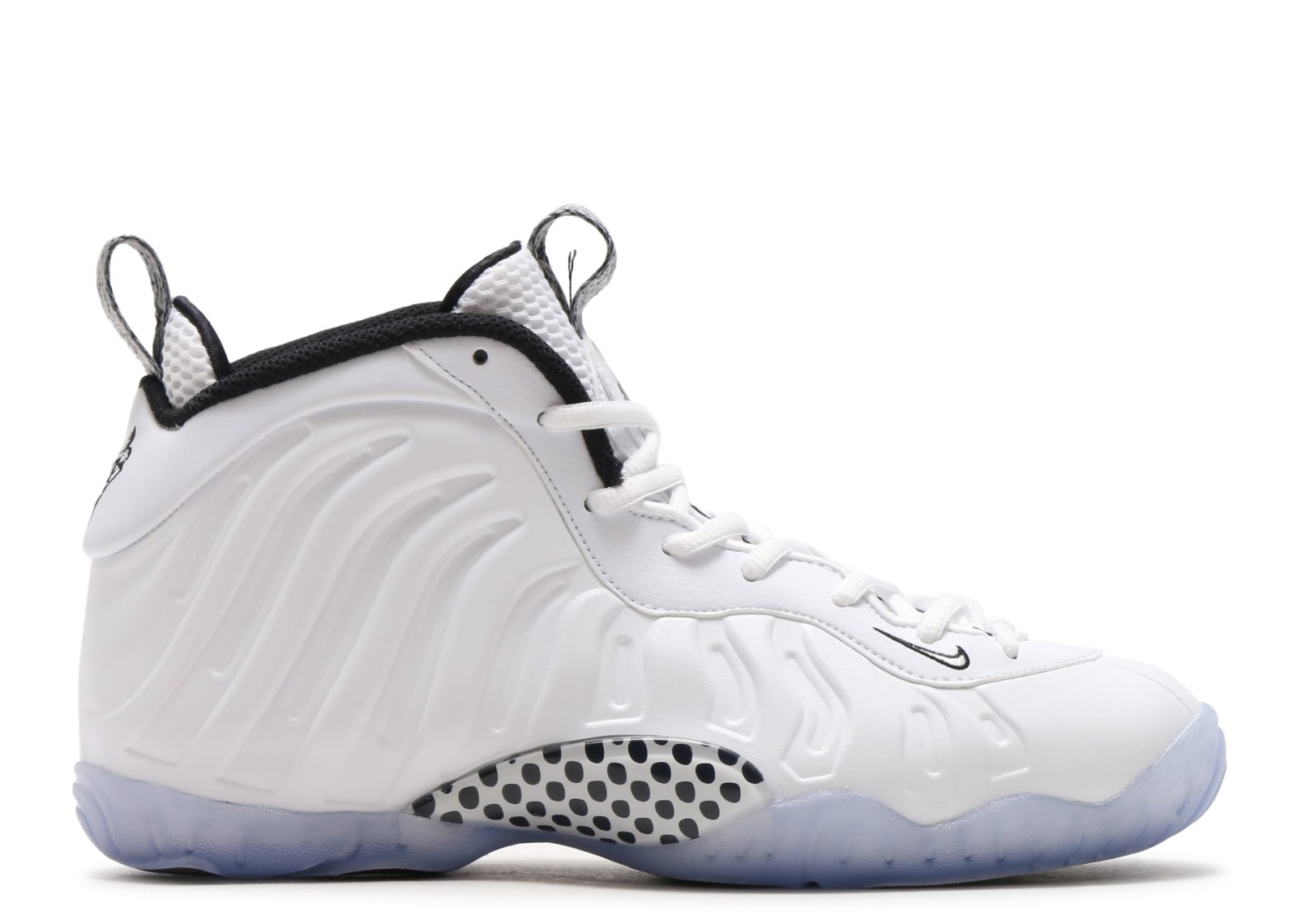 Nike Little Posite One GS Foamposite White Black 644791 102