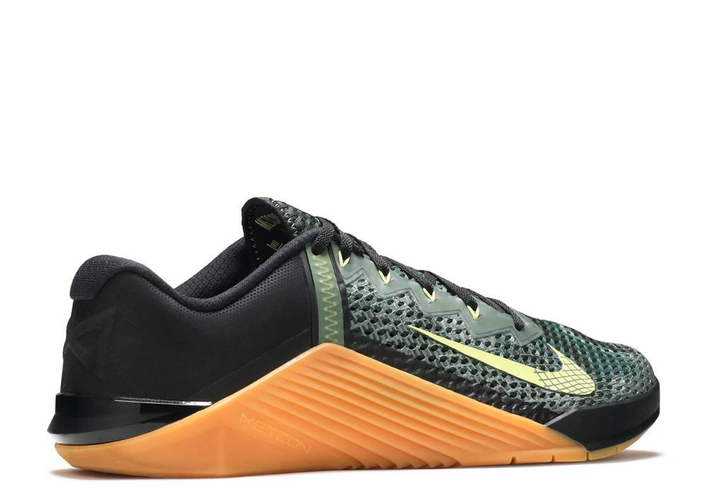 Nike Metcon 6 Black Gum Limelight Brown 