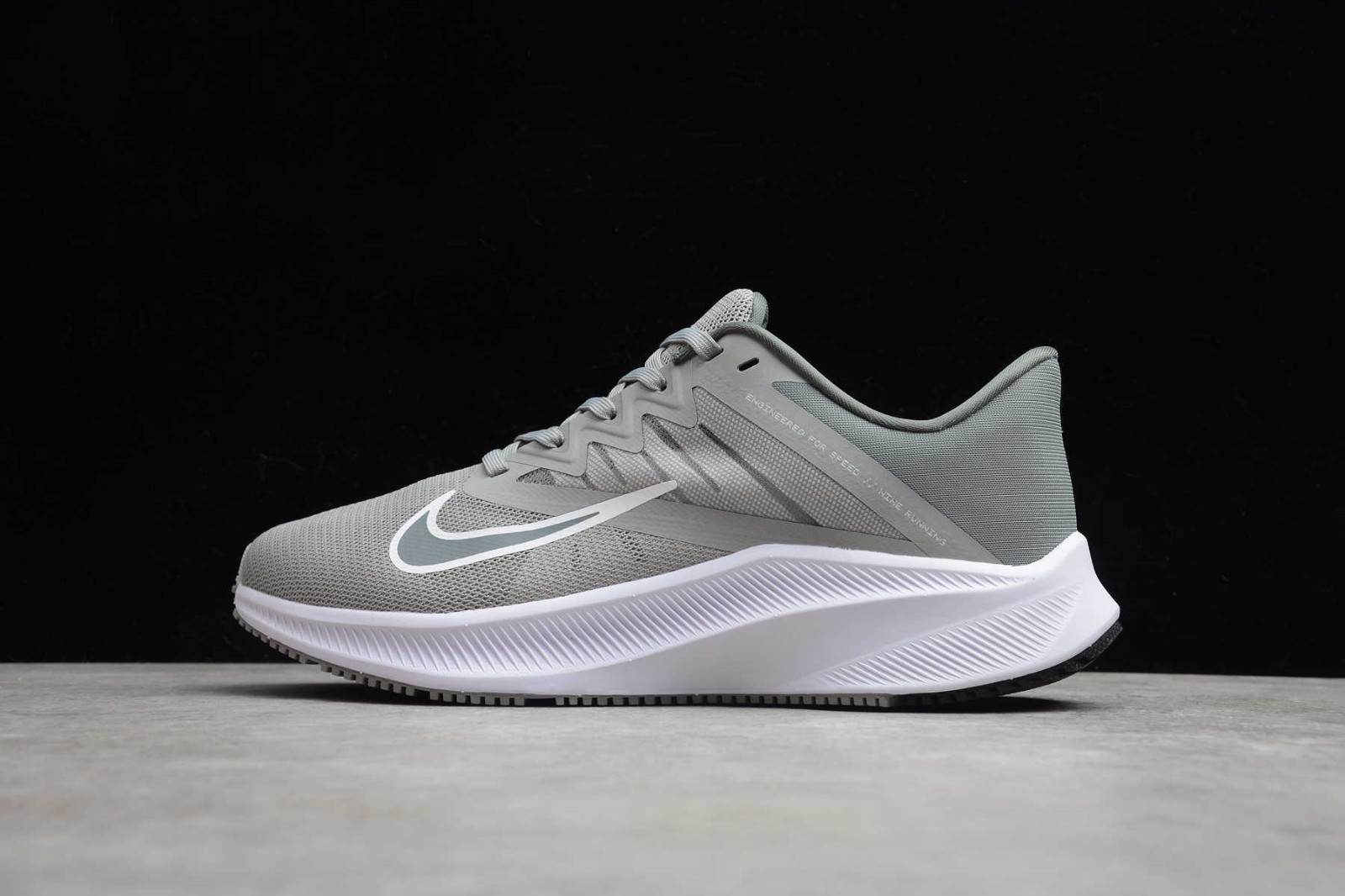 Medium Grey White Running Shoes CD0230