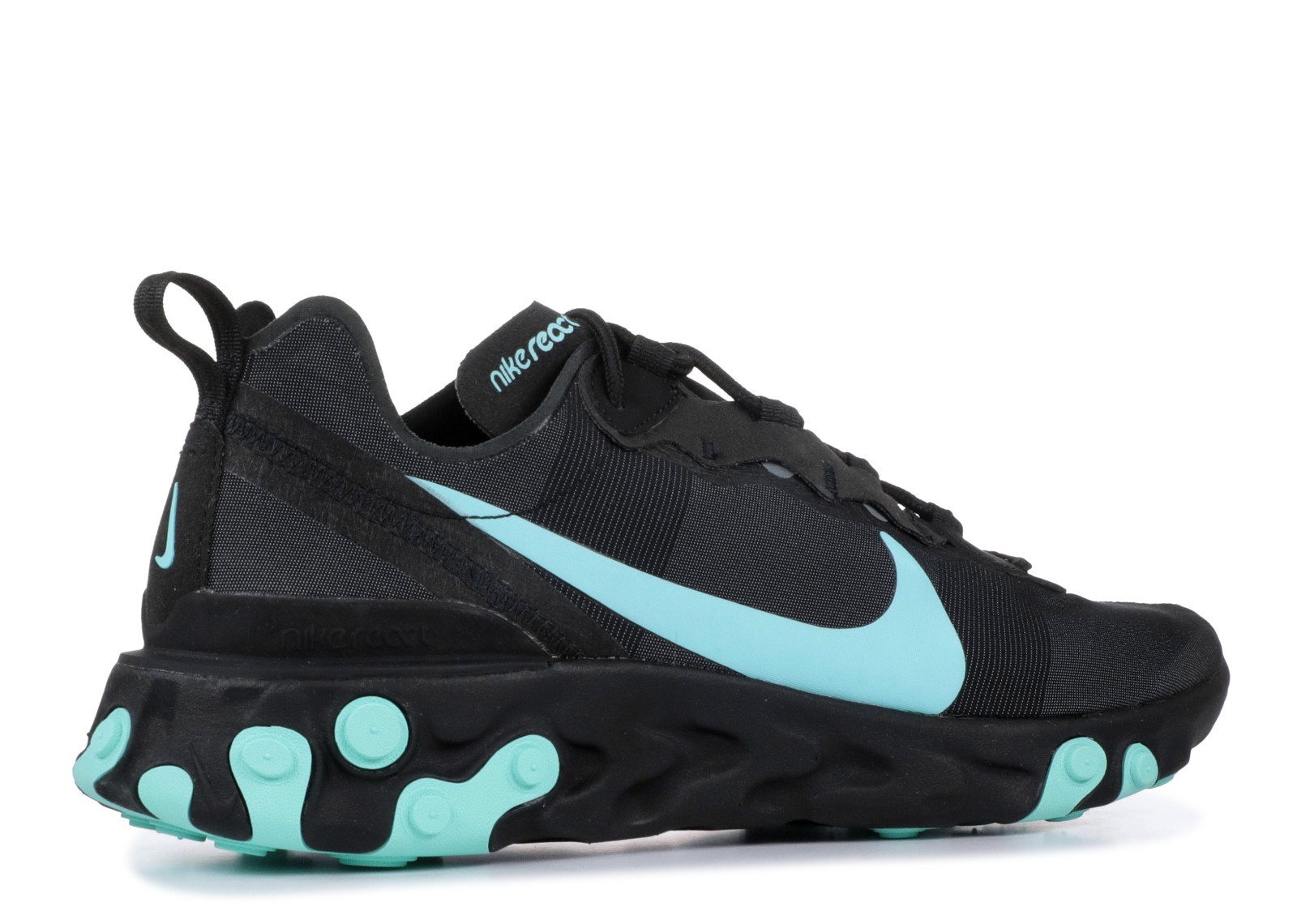 світшот nike golf Nike React Element 55 Black Jade Teal Blue