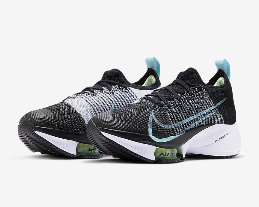 Nike Wmns Air Zoom Tempo NEXT Flyknit Black White Barely Volt CI9924 -  RvceShops - 001 - nike high jump elite 2017 black shoes sale girls