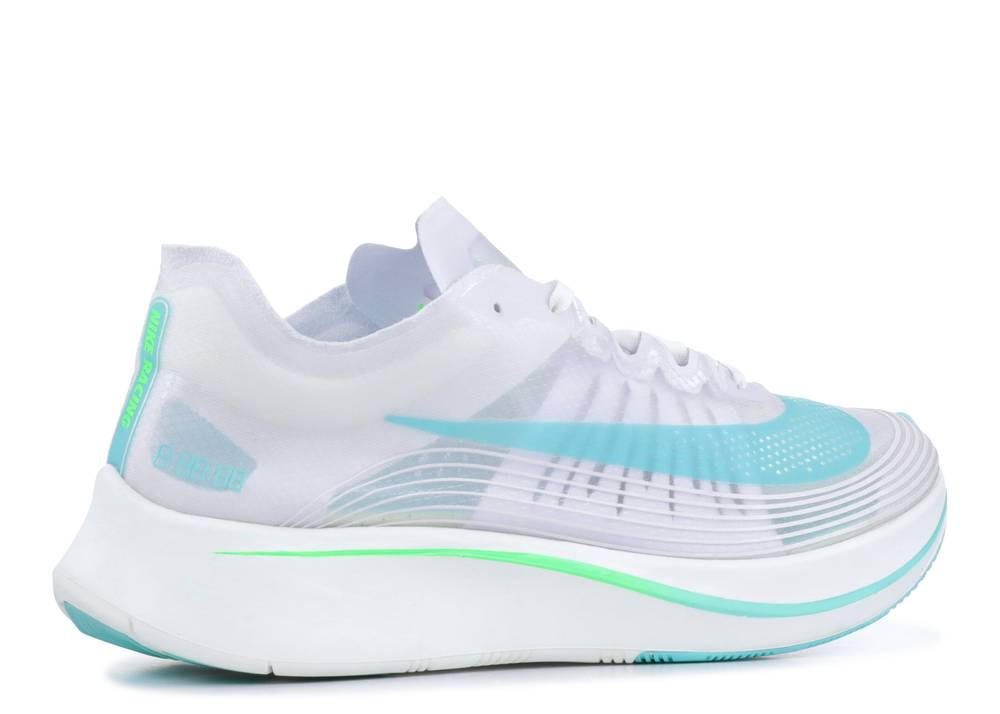 Nike Zoom Fly Sp London White Summit Green Rage AJ9282 - 103 - nike women  air huarache bronzine blue boots black - StclaircomoShops
