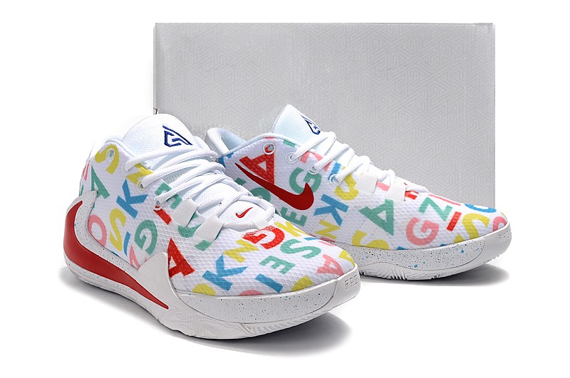 StclaircomoShops Nike Zoom Freak 1 MVP PE White Red Multi Color Basketball Shoes BQ5422 Air Max Speed Turf Philadelphia Eagles White Metallic Silver Pine Green Black Nike Swoosh