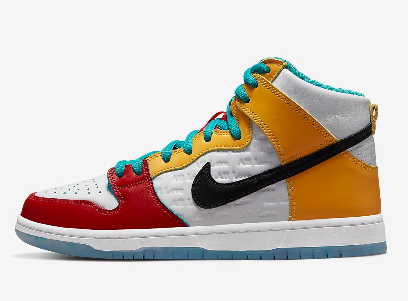 100 - FroSkate x Nike SB Dunk High Pro All Love No Hate Metallic Gold  University Red DH7778 - Nike Air Force 1 LV8 S50 sko til store barn Brown -  StclaircomoShops