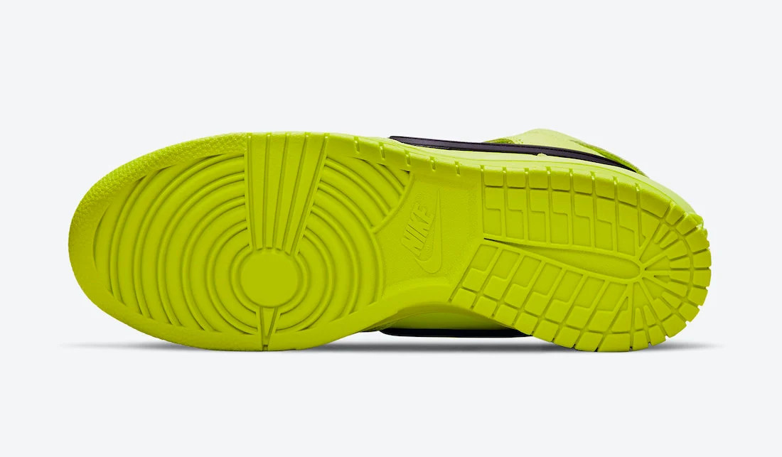 Nike SB Dunk High AMBUSH Flash Lime 