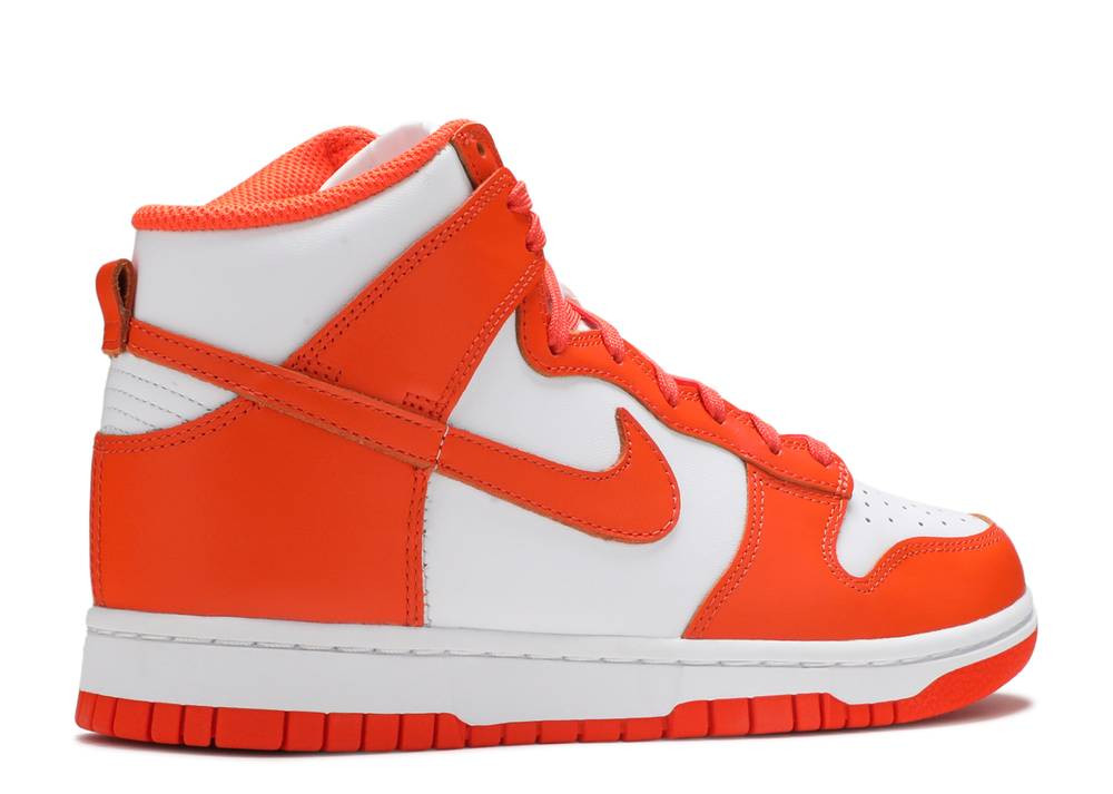 Womens red and white nike dunks high sales