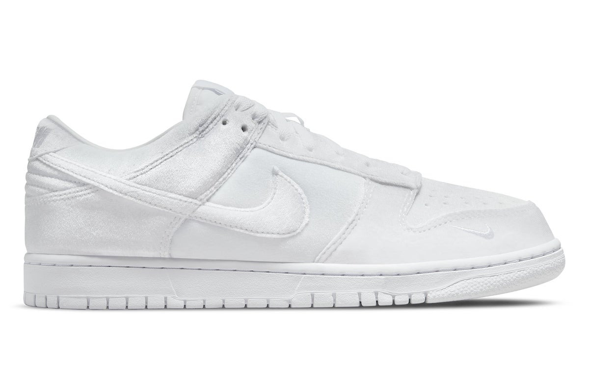 Nike SB Dunk Low Velvet Triple White DH2686