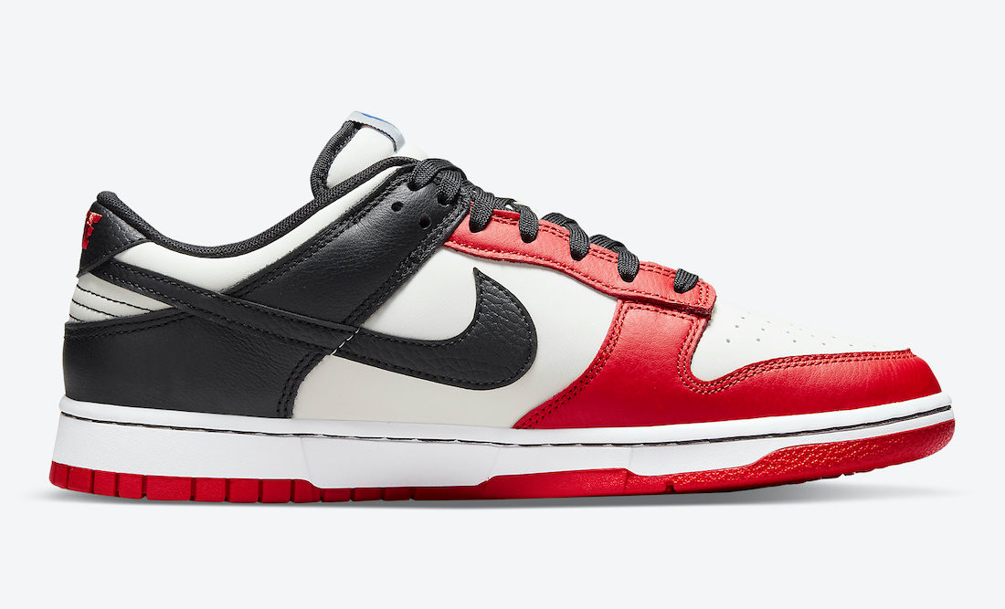 GmarShops - NBA x Nike SB Dunk Low EMB 75th Anniversary White Black Chile  Red DD3363 - nike zoom structure 20 women black and gold boots - 100