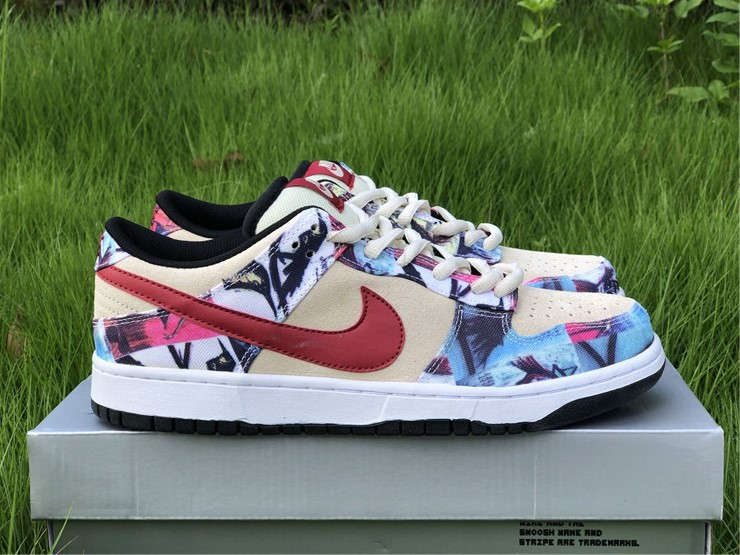 StclaircomoShops - 111 - nike women free 5.0+ gray and purple wedding -  Nike Dunk Low Pro SB Paris Rope Special Cardinal Multi - Color 308270