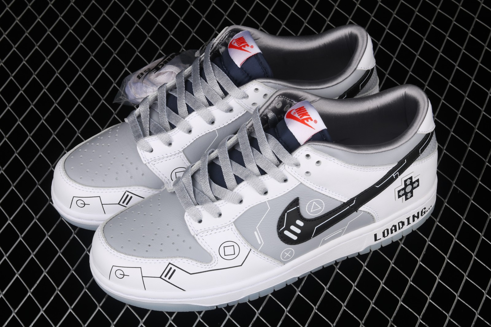 Nike citrus Dunk Low “Video Game” White Grey Black PS5 Loading DD1768 - nike  foamposite royal blue 2017 honda civic sedan - 405 - StclaircomoShops