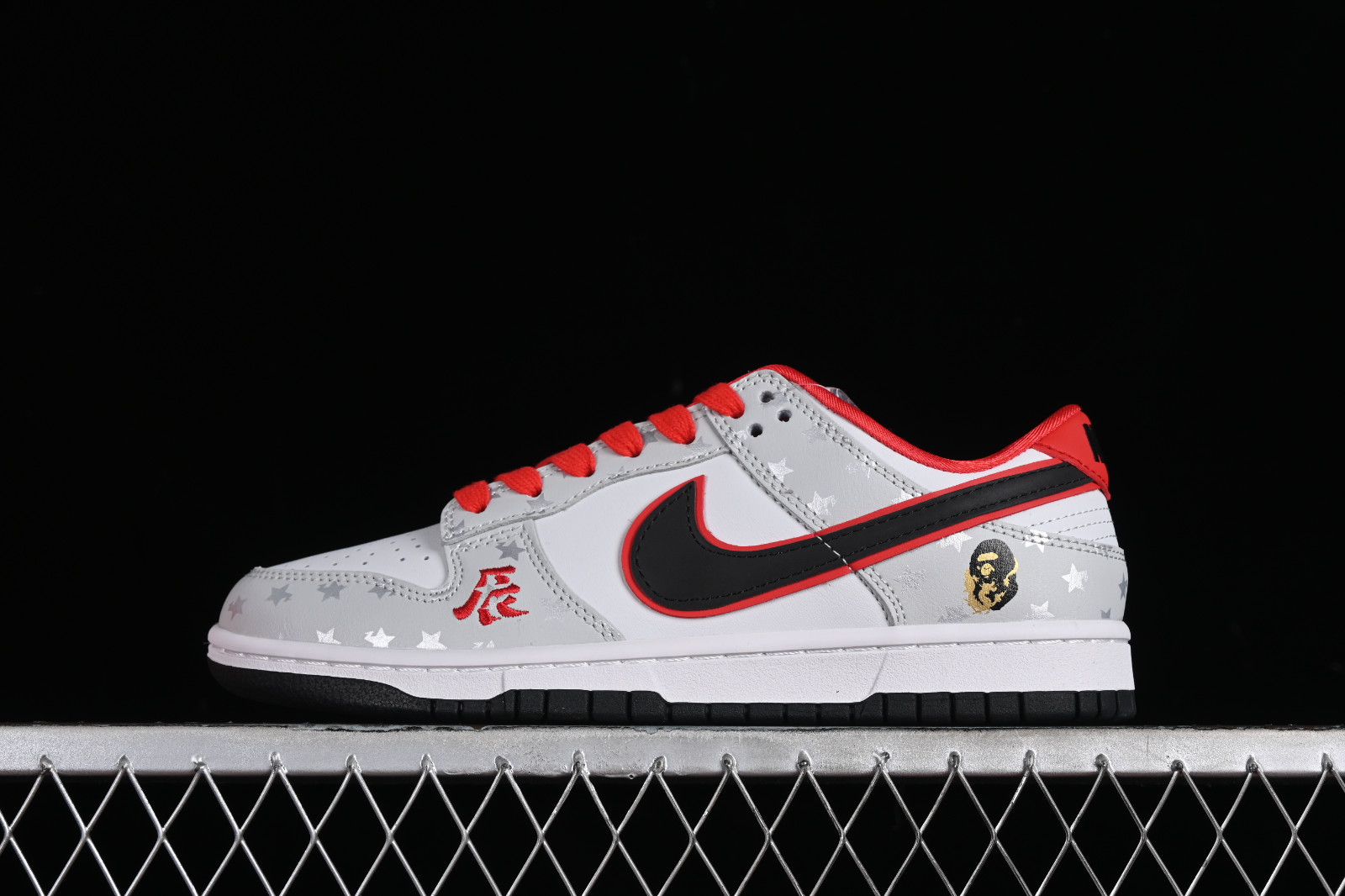 Nike SB Dunk Low BAPE Red Grey Black DQ1098 - nike air max
