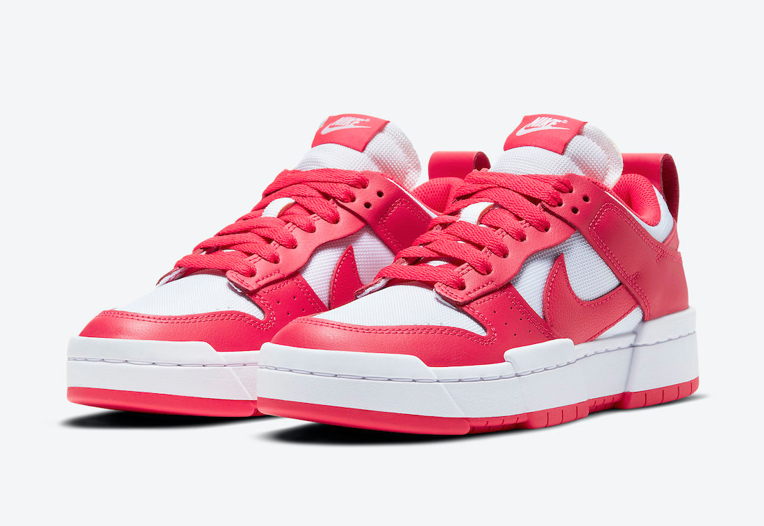 Nike SB Dunk Low Disrupt Siren Red White Shoes CK6654-601 - Sepkicks