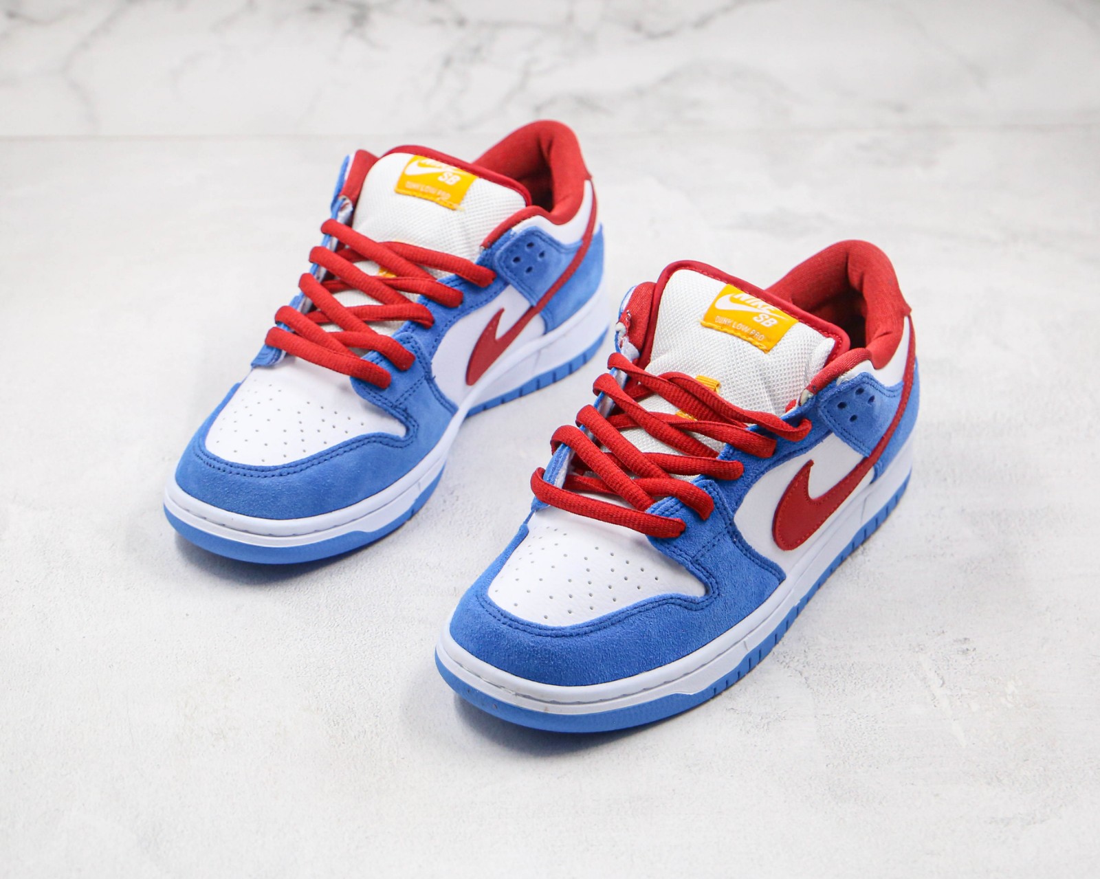 Nike dunks low men red blue store
