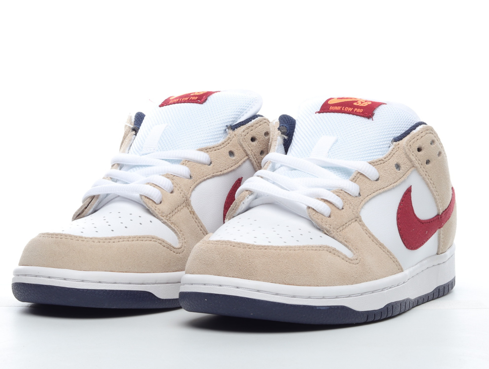 Nike SB Dunk Low Red Brown Blue Shoes 