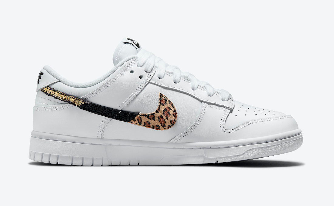 nike tiempo bone white pants outfit for women Color DD7099 100 NIke Dunk SB Low Nike SB Dunk Low SE Animal Swoosh White Leopard Multi GmarShops