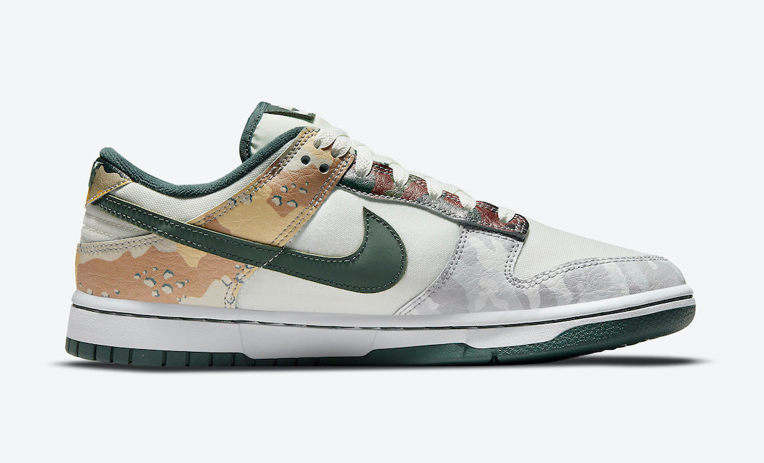 Nike SB Dunk Low SE Sail Vintage Green Total Orange White DH0957 - 100 -  RvceShops - nike air force under $50