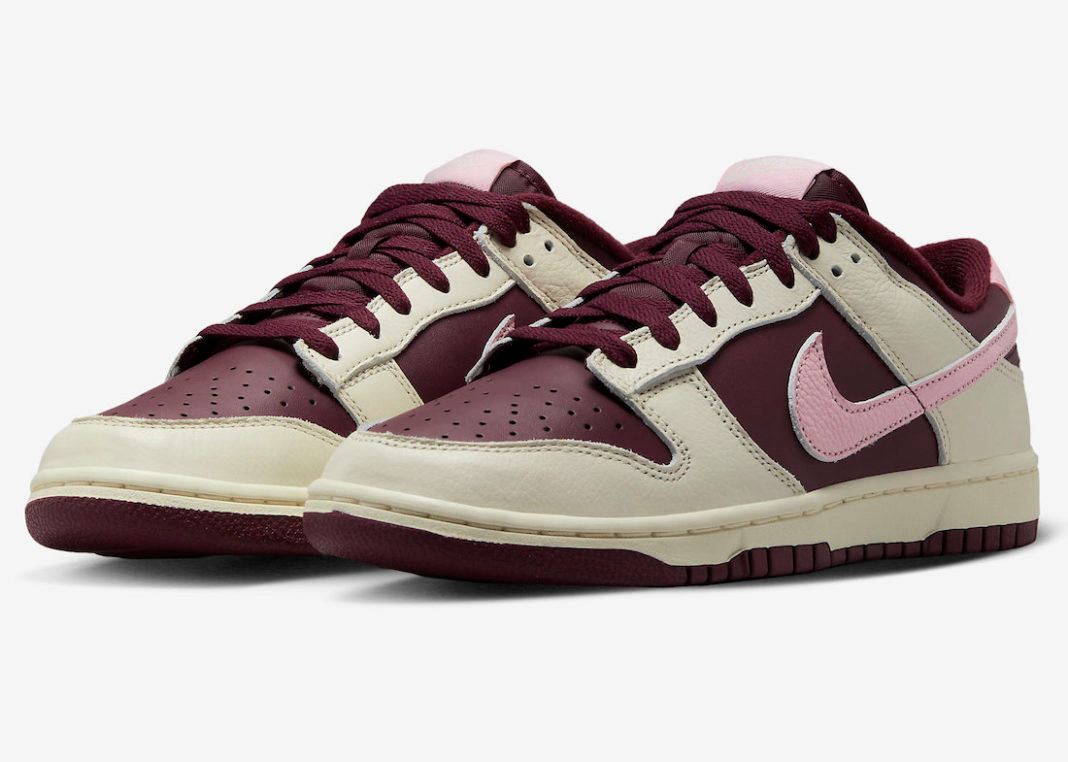 RvceShops - new nike griffey release shoes sneakers - 100 - Nike SB Dunk  Low Valentines Day Pale Ivory Medium Soft Pink Night Maroon DR9705
